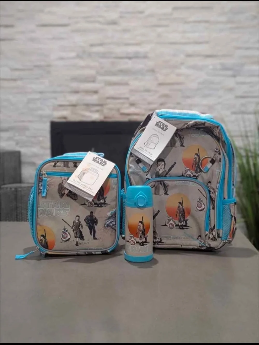 Kids Star Wars Lunch Bag, Backpack & Bottle Set - Star Wars